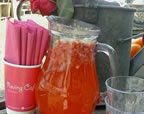 Home-made Pink Lemonade