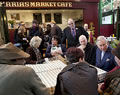 Re-opening of 3 Crown Square (photo by Simon Rawles for Borough Market)