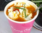 Red Pepper Soup with Feta