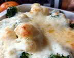 Vegetables with a Cheese Sauce... simple and delicious