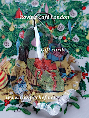 Gift Cards available from Roving Cafe London